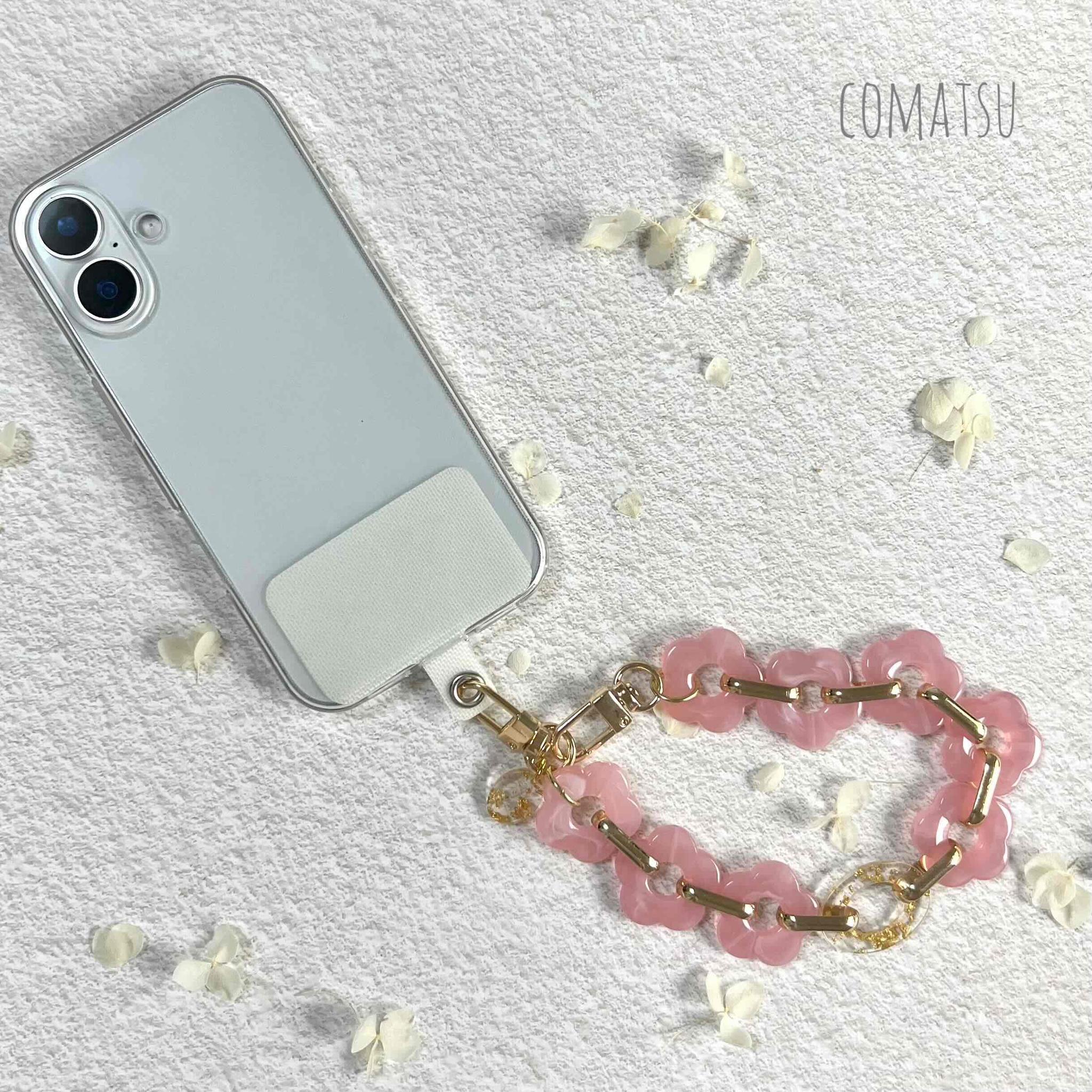 feminine ４Color リスト/ハンドストラップ スマホストラップ | 2枚目